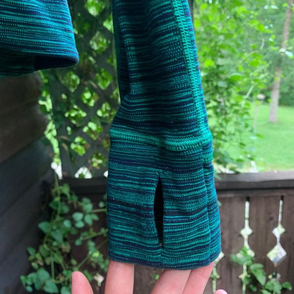 Lululemon Diagonal Zip Sweatshirt With Thumbholes - Picture 6 of 8